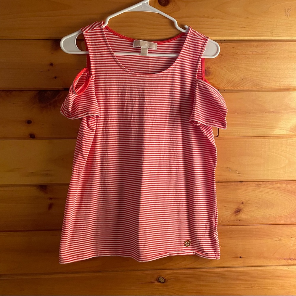Michael Kors Cold Shoulder top
